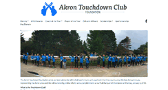 Desktop Screenshot of akrontouchdownclub.com